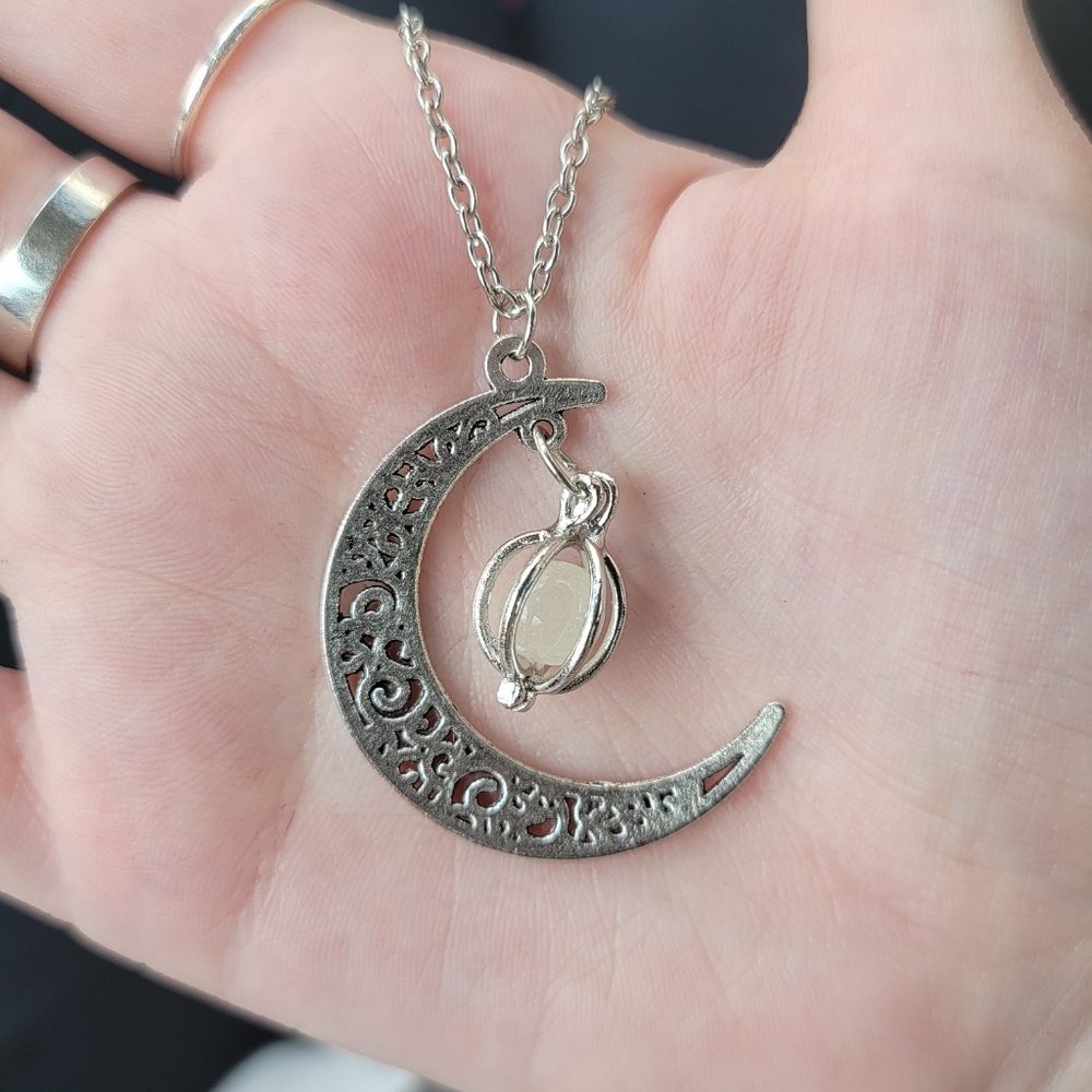 Moon necklace